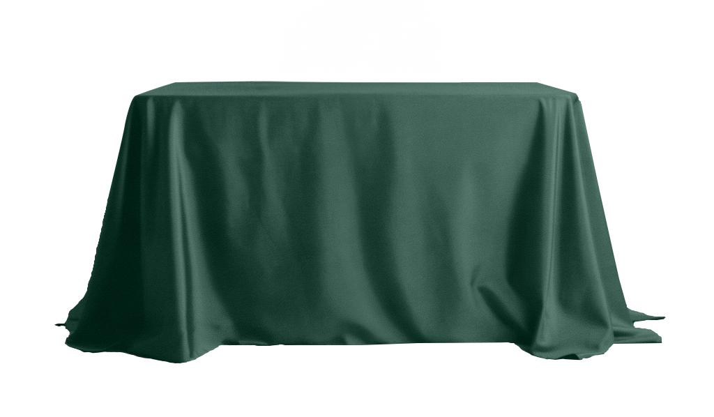 Matte Samt-Tischdecke Flaschengrün Für Tisch 230X230Cm