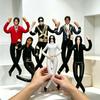 Neuer Stil Michael Jackson Cosplay Requisitenpuppe Plüsch gefüllte Figur Puppen Zimmerdekoration Abstrakt Gelenkbeweglichkeit Requisiten Geschenk