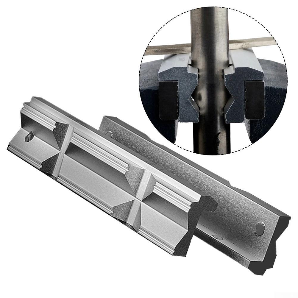 1 Pair V Type Jaw Aluminum Alloy 4 or 8 for Hard Jaw Fixture In Steel Vise
