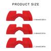 6Pcs Rubber Damping Cushions Spacer Vibration Damper Electric Scooter Shake Reducers Front Fork Damping Rubber Pad