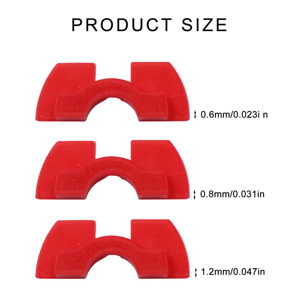 6Pcs Rubber Damping Cushions Spacer Vibration Damper Electric Scooter Shake Reducers Front Fork Damping Rubber Pad