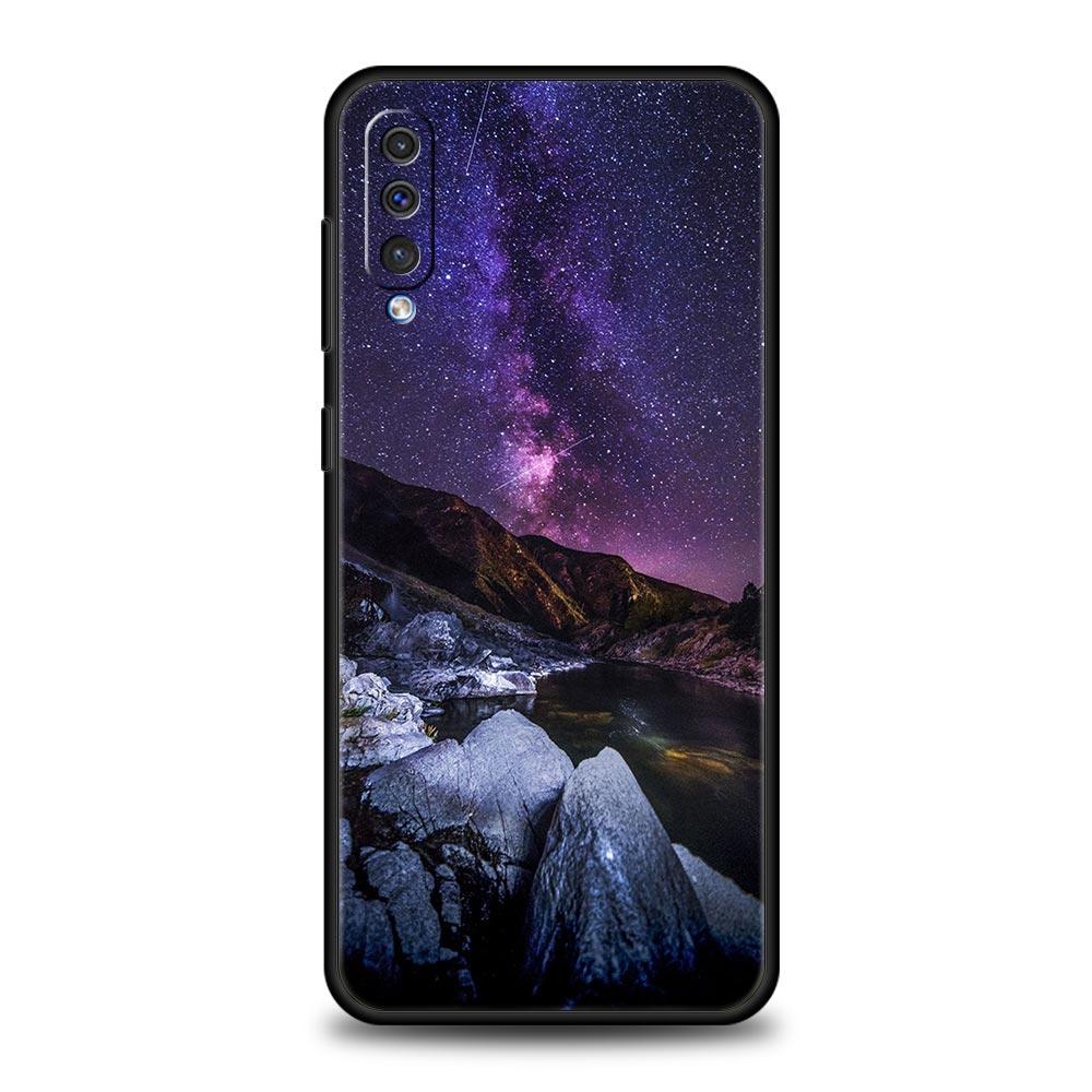 Waterfall Nature Trees Ship Case for Samsung Galaxy A52 5G A12 A70 A50 A40 A20s A30 A10s A20e A10 A22 A72 A32 A02 A42 A04S Cover