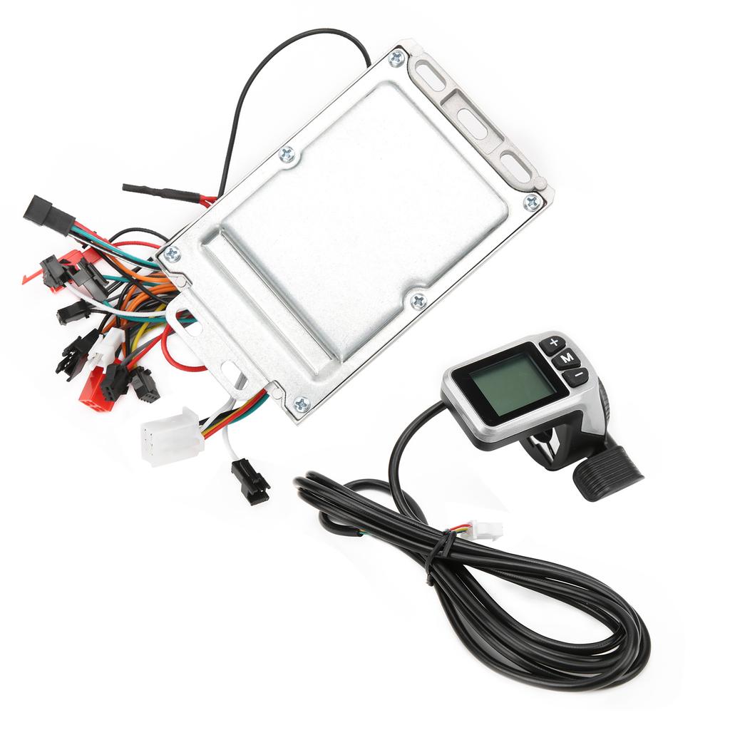 Electric Bicycle 34V 48V 500W Motor Brushless Controller Sine Wave with LCD Display Thumb Shifter