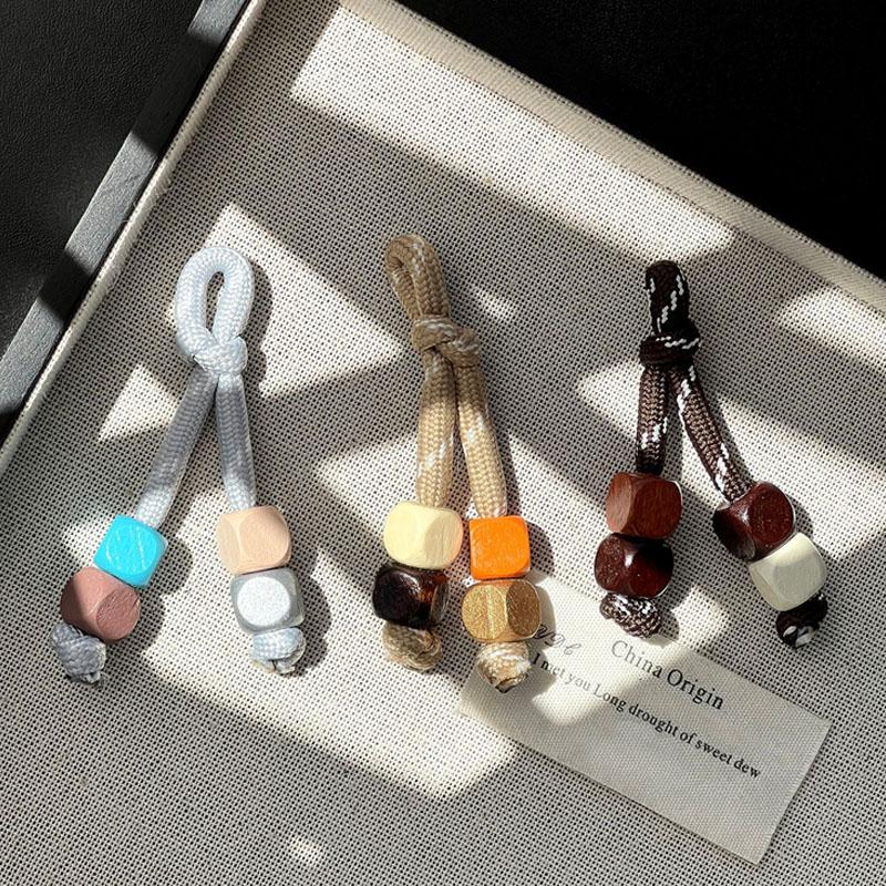 Vintage Wooden Beaded Shoes Charms Retro Handmade Shoe Lace Buckles Fashion DIY Shoes Accessories for Women Men Bag Ornaments