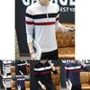 Premium Quality Men's New Fashion V-neck Button Striped T-shirt For Stylish Comfort