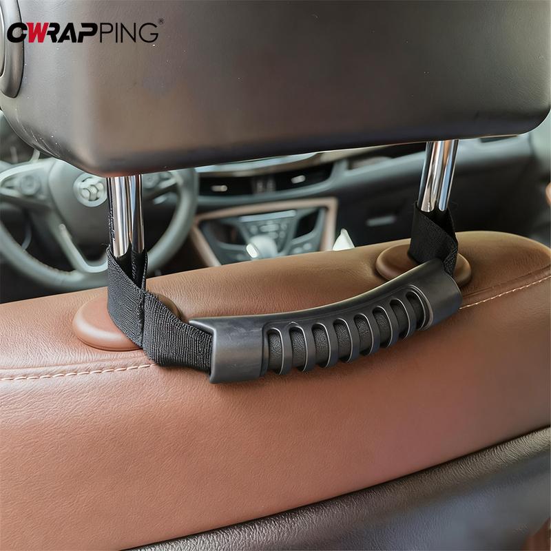 Car Grab Door Handle Bar Paracord Grip Armrest Pulling Strip Headrest Rear Seat Back for RV Camper Car Interior Accessories