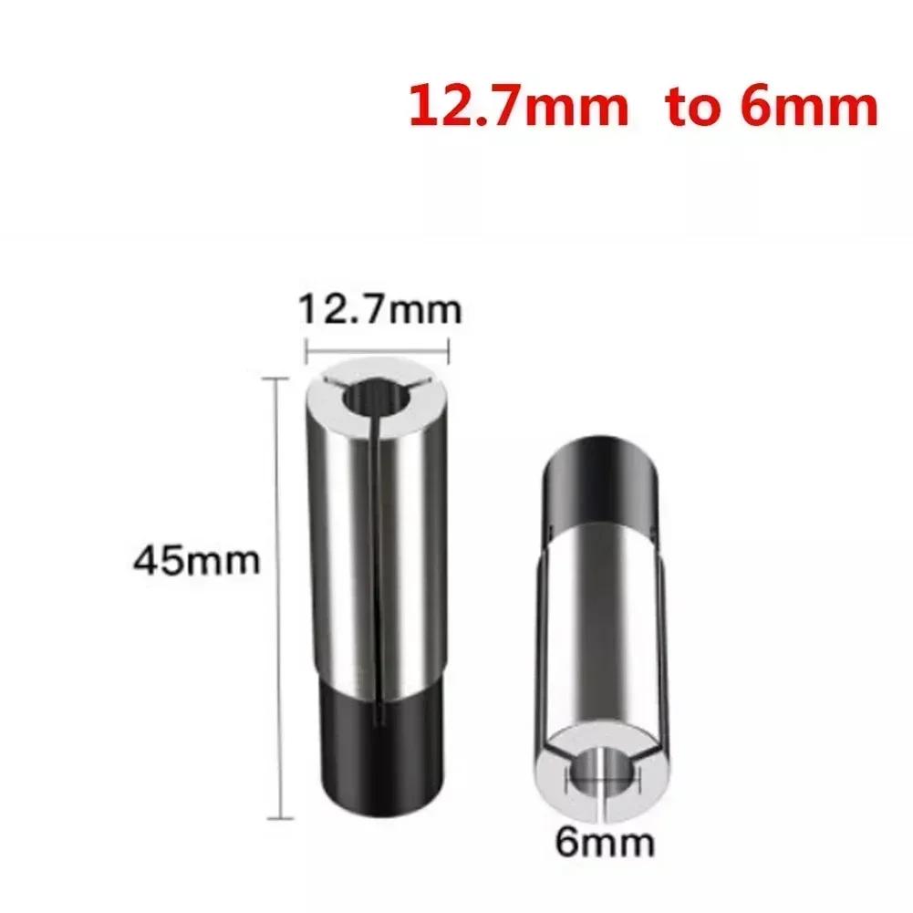 1/2" 1/4" 1/8" Collet Adaptor Shank Reducer Bit CNC Spindle Router 4/6/8/10mm Milling Cutter Toolholding  Chuck Adapter