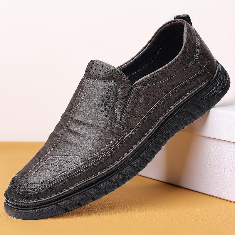 

Новая мужская обувь, удобная мужская повседневная обувь на плоской подошве, уличные мужские кроссовки, модные модные модельные туфли с одной педалью, мужские 44 серый