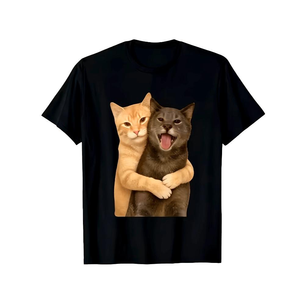 Cute and Comfortable A Musthave for Cat Lovers Unisexs Tshirt for Summer New Unisex Casual and Fashionable Tshirt S