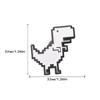 Dinosaur Brooches Pixel Style Lapel Badges Gift Enamel Pins  Kids Friends