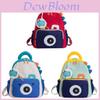 Kids Cartoon Nylon School Backpack With Padded Straps For Preschool And Kindergarten Use