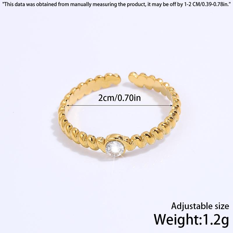 New Stainless Steel Ring - Stylish and Simple, Featuring Butterfly Wheat Ears, Versatile and High-end Style Finger Ring, Titanium Steel Ring