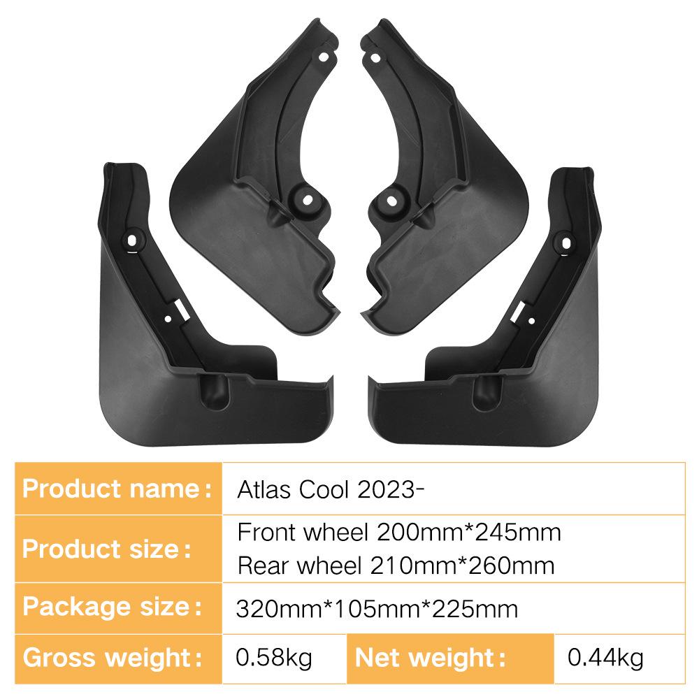 Geely Boyue Atlas Cool Car Tire Soft Fender Cover