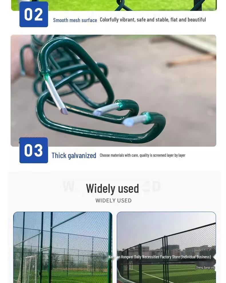 Chain Link Stadium and Court Fence for Sports Fields