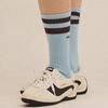 Sports Socks Sky Blue/Brown