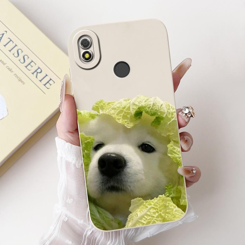 For Tecno Pop 3 Plus BB4 Spark 4 Lite Soft Silicone Cute Cartoon Animals Dragon Painted Matte Cover Pop3 Bumper 6.52" Phone case