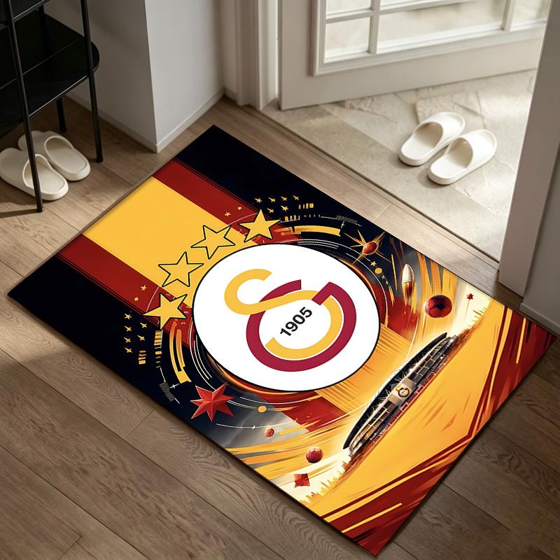 Galatasaray S.K. A rug suitable for office chair areas living rooms and computer desks perfect for home offices and an ideal holiday gift