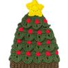 Knitted Christmas Tree Hat Keeping Warm Head Hat Decorations Supplies for Holiday Birthday New Year Party Decorations