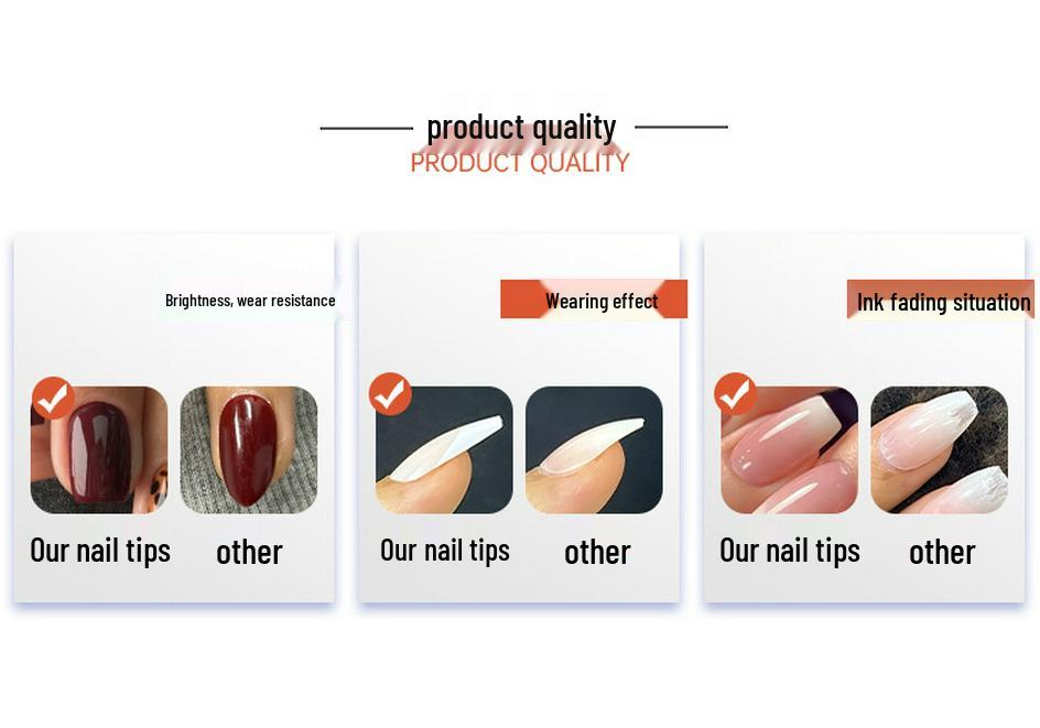 Cross-Border Blush Almond Shape Short Wearable 3D Flower Nail Art Tips