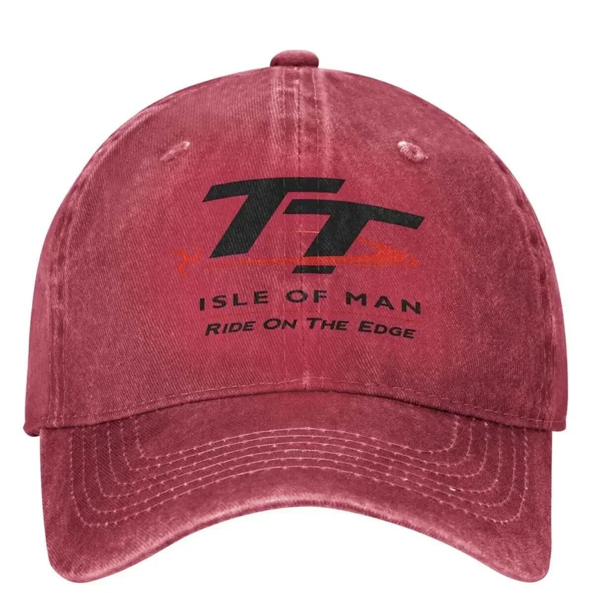 

Isle Of Unisex TT Baseball Cap Motorcycle race Tennis Skate Trucker Hat Summer Couple Women yk Cool Designer Snapback One Size