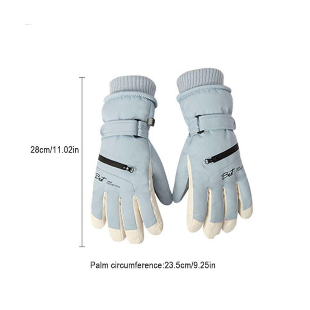 Winter Warm Outdoor Sports Mittens Non-slip Cycling Gloves Portable Touchscreen Ski Gloves
