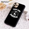 MaiYaCa Frieden Liebe Pudel Handyhülle Cover Für iPhone 17 Air 16 15 plus 11 12 13 14 pro max Hülle coque