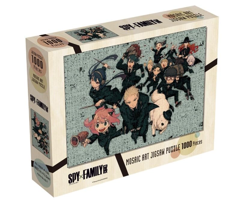 

SPY×FAMILY Exhibition Original Art Exhibition Mosaic Art Puzzle Official Merchandise Original Key Visual Illustration 1000 Piece Jigsaw Puzzle