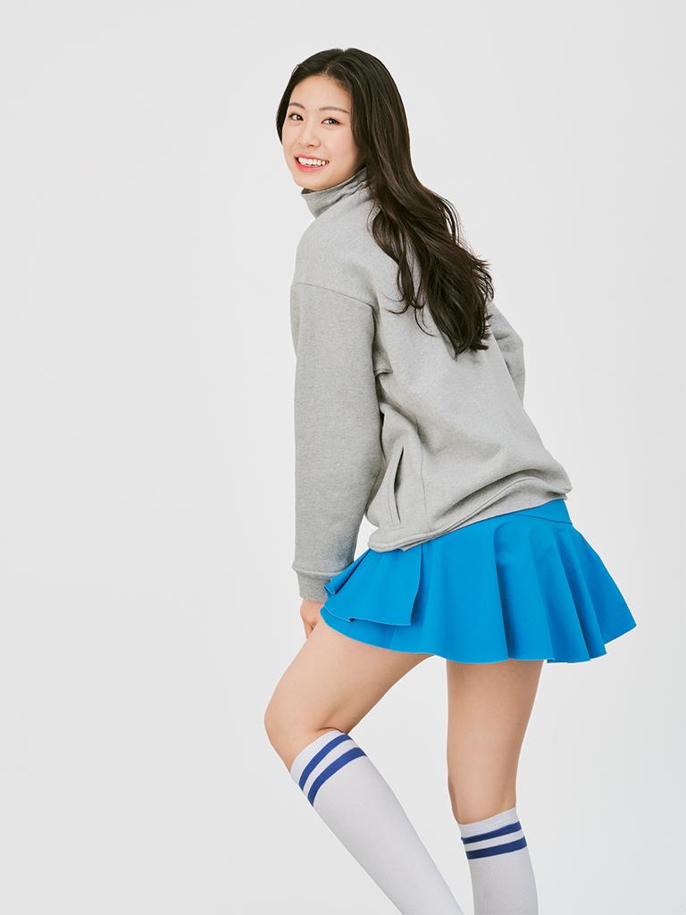 Miles And Miles And Miles Tiered Mini Skirt_Blue