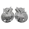 1Set Chrome Front Brake Rotor Disc Covers For Honda Goldwing GL1500 1988-2000 Motorcycle Brake Rotor Disc Shells
