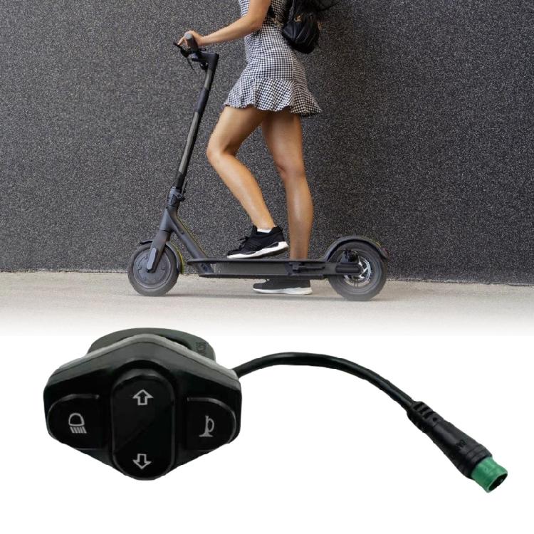 Waterproofs Headlight Button Switches Electric Scooter 5 Pin Turn Signal Switches Replacement Headlight Switches
