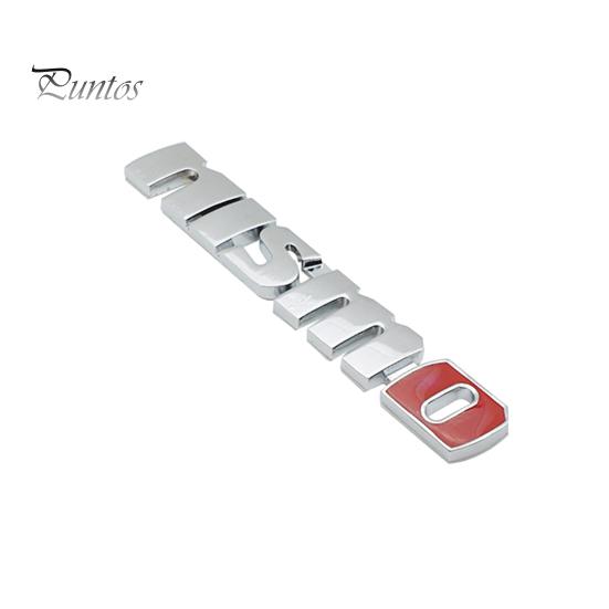 Car Badge Sticker Emblem Waterproof Easy To Paste Practical Decal 3D Letters Design for Decoration