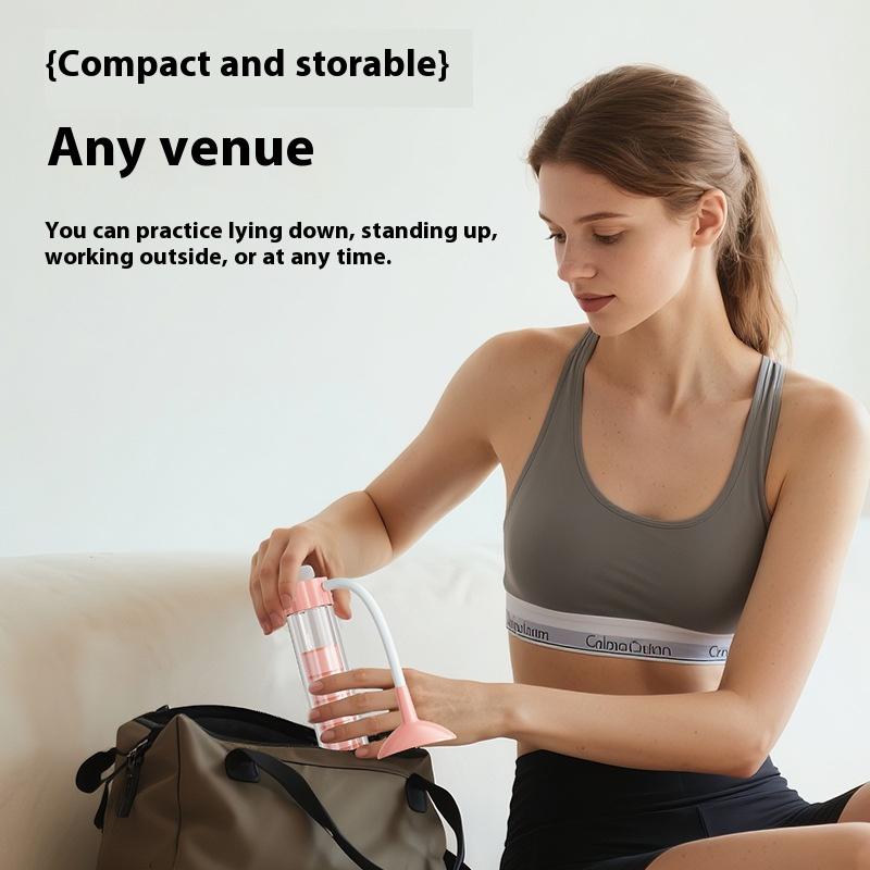 Adjustable Portable Face Breathing Dumbbell Abdominal Trainer Jaw Exerciser for Home Gym Health Physiotherapy