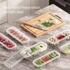 Transparent Food Storage Box Multifunctional Fridge Storage Bin  Fruits Vegetables Meat