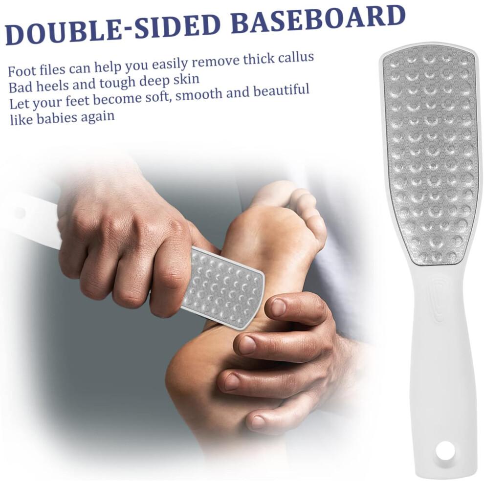 Foot Scrubber Stainless Steel Pedicure Foot Rasp File for Callus Removal Dead Skin Remover Exfoliant