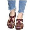  Beauty Shoes Hollow Large Size Wedge Heel Women Sandals