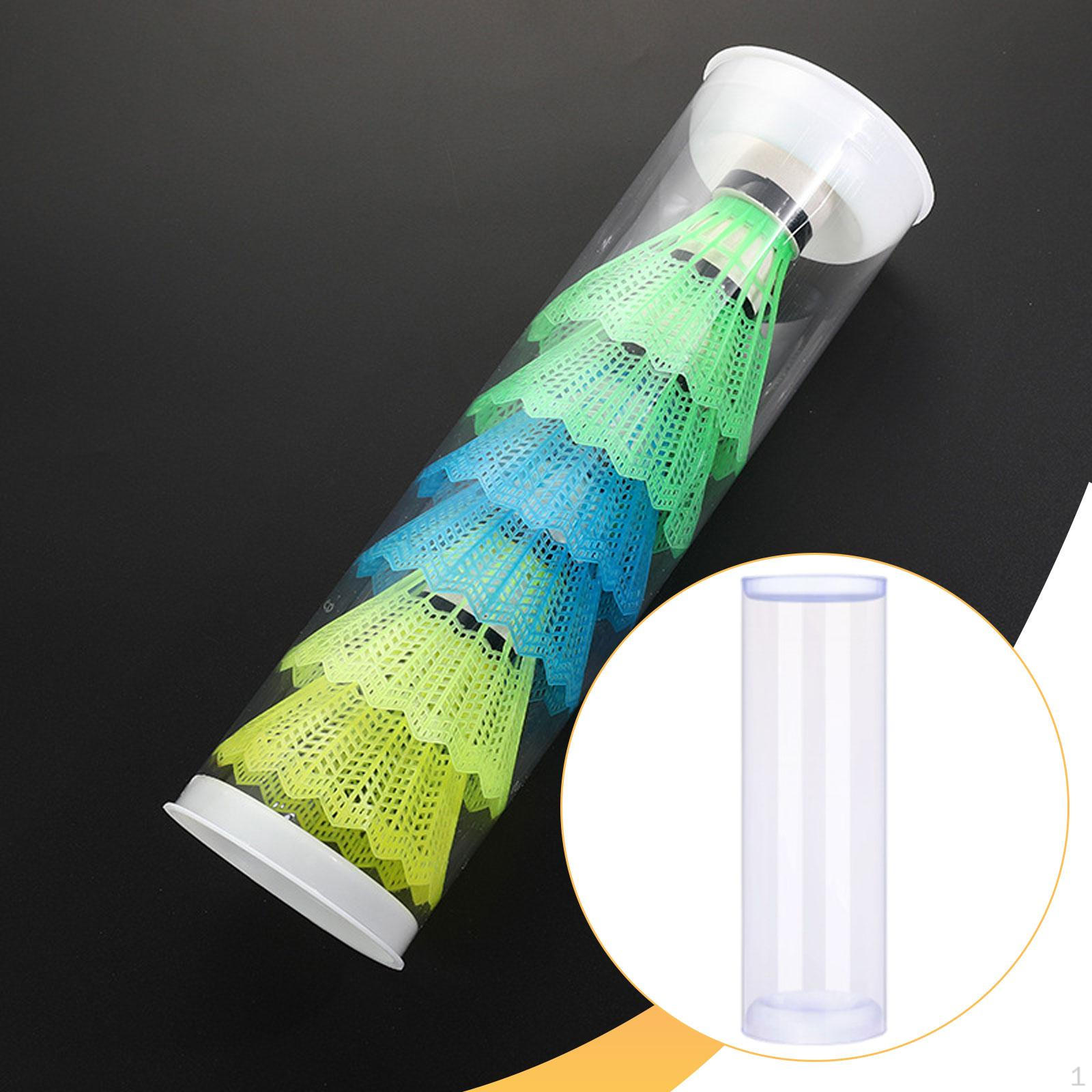 

Badminton Shuttlecock Storage Tube, Training Accessory for , Ball Organizer Medium