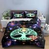 Glowing tree with celestial symbols. Bedding sets Duvet cover sets Duvet covers Pillowcases(1 * Duvet Cover 2 * Pillowcases, without duvet insert)