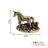 Brass Unicorn Ornament Mini Solid Desktop Decoration Home Pet Office Tea Table Creative Gift