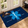 Ems Star Of Life Anime Bathroom Mat Anti-slip Absorb Water Long Strip Cushion Bedroon Mat Welcome Doormat