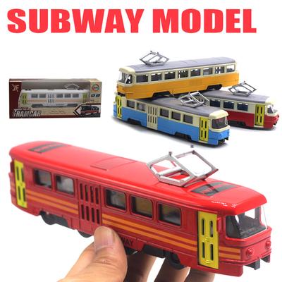 Classic Train Tram with LED Toy Pull Model Music Developmental Kids