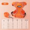 2Pcs Breathable Reflective Dog Harness & Leash Set, Vest-Style Pet Chest Strap for Cats Small Dogs B010