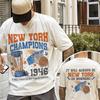 2026 Campioni di New York T-shirt per tifosi Knicks NYC Vintage Cotone Uomo Donna Estate Nuova Maglietta Streetwear Y2k Harajuku Moda Larga Casual Oversize Top
