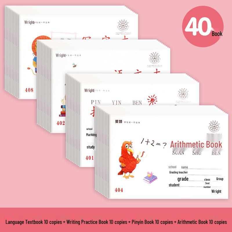 LITE Elementary Pinyin Math & Language Workbook