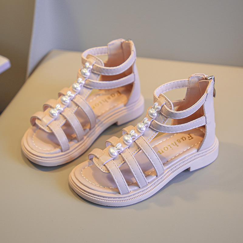 

Girls Summer Soft Sole Sandals Bunny Roman Fashion Casual Princess Shoes size 26 розовый