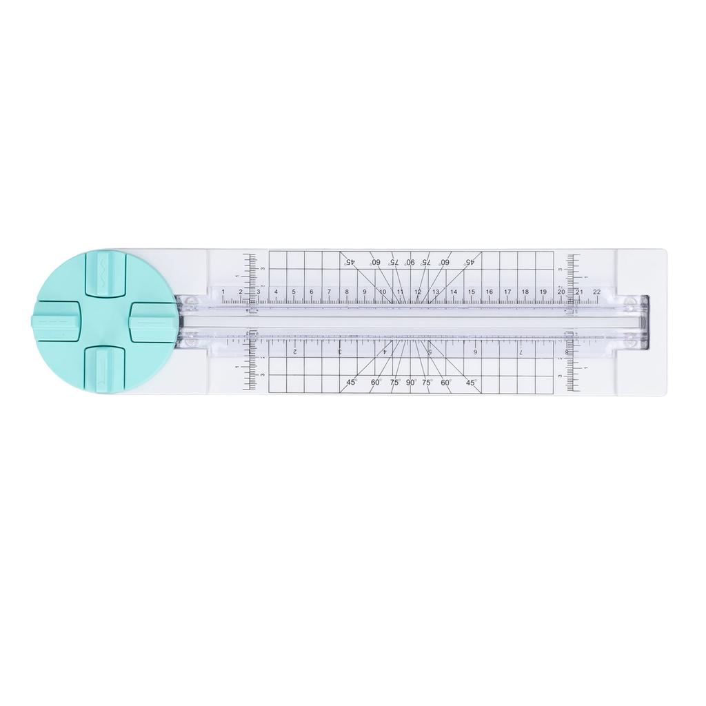 Bastelpapierschneider Kunststoff 9 Zoll Schnittlänge Multifunktions-Papierschneider Scrapbooking-Werkzeug für