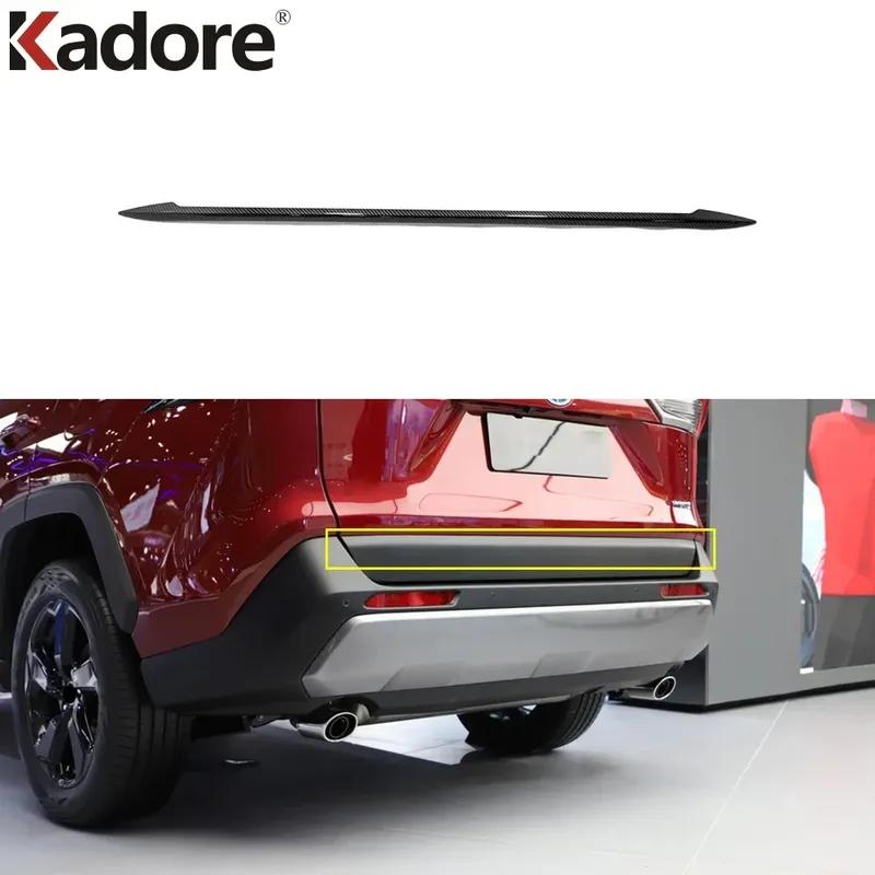Rear Trunk Lid Cover Trim For Toyota RAV4 RAV 4 2024 Carbon Fiber Car Tailgate Lip Strip Accessories