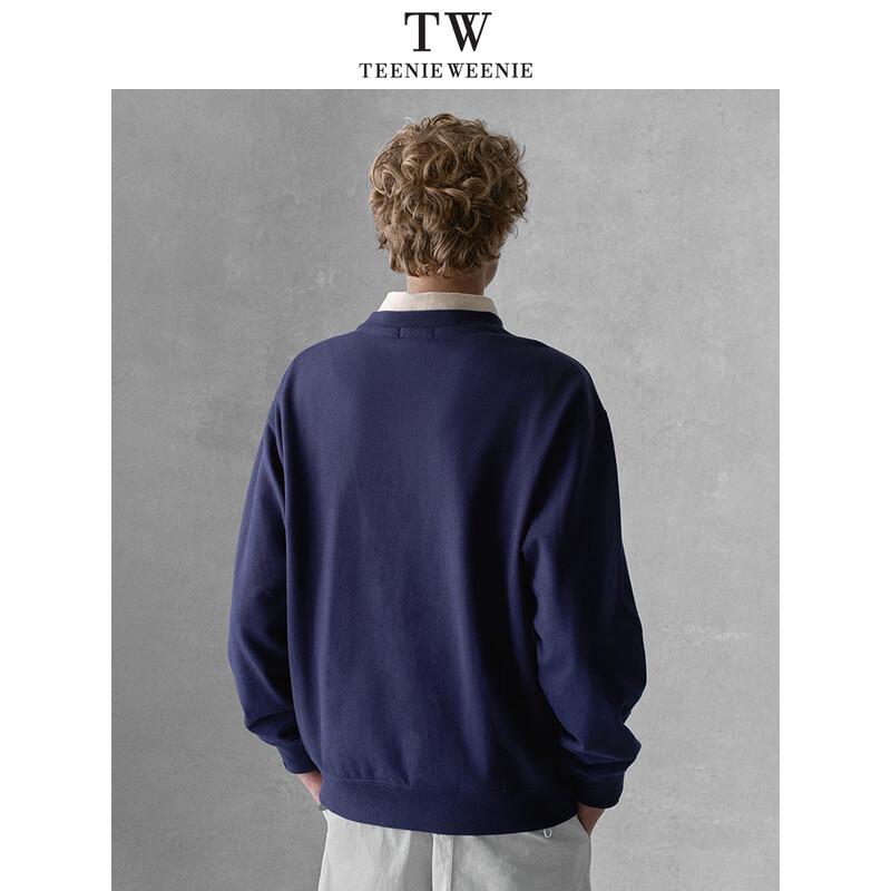 Teenie Weenie Men's Big Bear Print Loose Fit Crewneck Sweatshirt