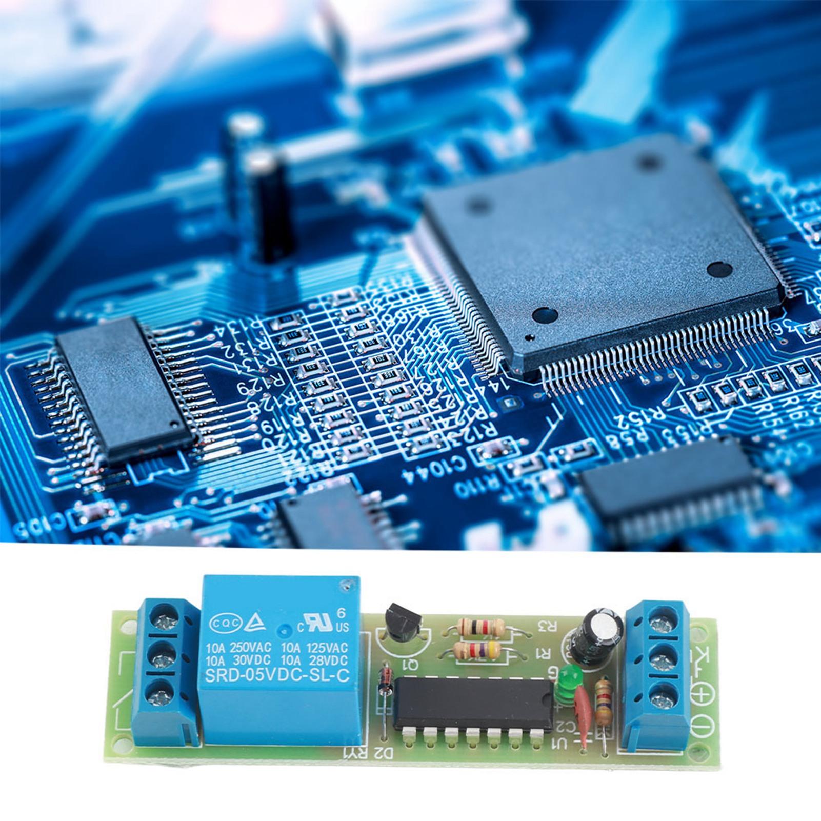 

3Pcs Relay Module CD4013 Chip 1 Channel NO NC Single Pole Double Throw with Optocoupler Isolation