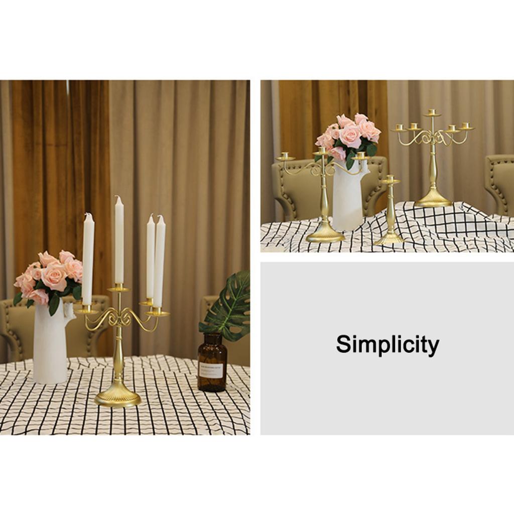 European Style Candle Holder Exquisite Workmanship Candle Holder for Home Bedroom Party Decor