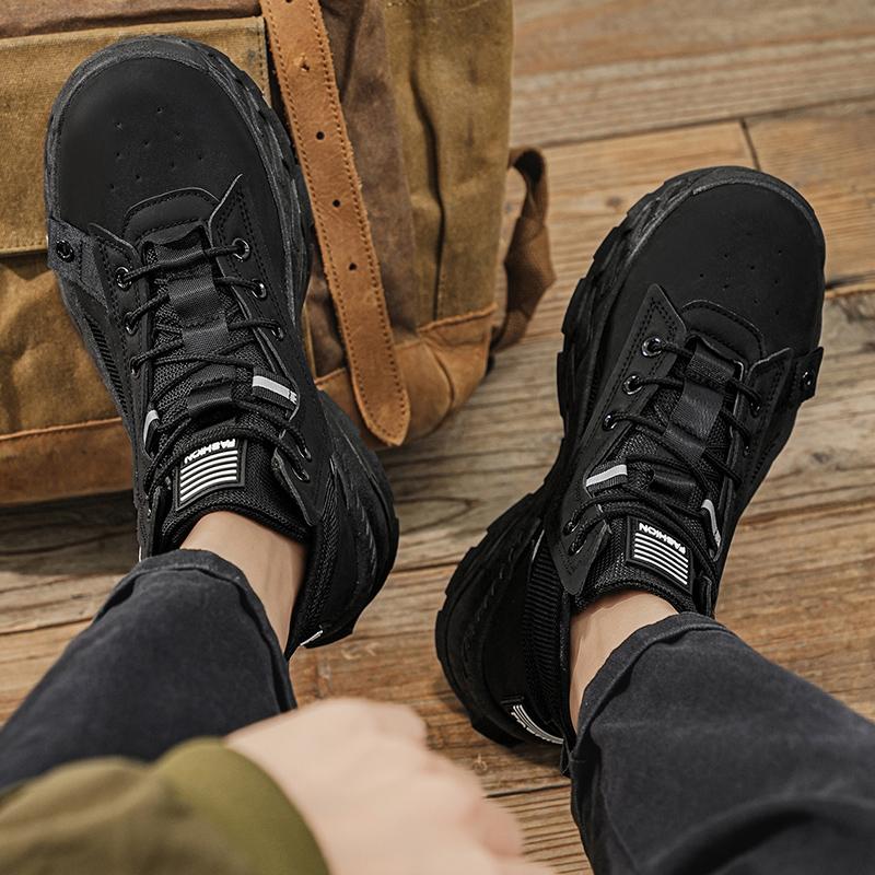 Autumn Men's High Boots  Comfortable Training Botas Mens Outdoor Waterproof Non-slip Desert Combat Boots Botas Para Hombre